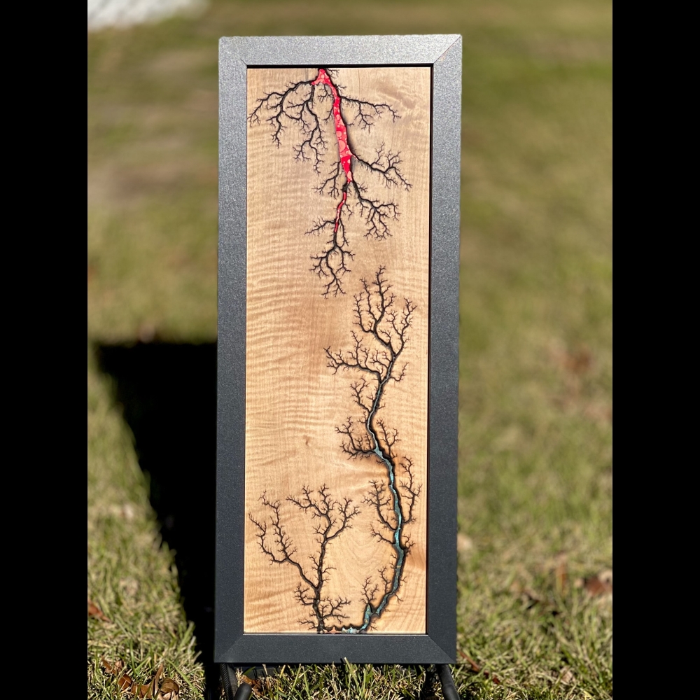 Fire &amp;amp; Ice Electrocuted Wood

26&amp;quot; x 14&amp;quot; x 2&amp;quot;