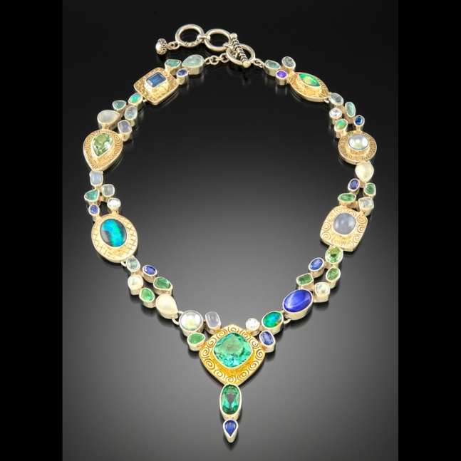 Gustav Klimt Inspired Necklace
